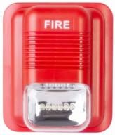 high-volume 12vdc 24v fire alarm siren: 🚨 sound & light warning strobe for enhanced security logo