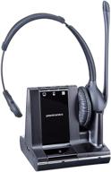 enhance your communication experience with the plantronics savi w710 dect headset logo