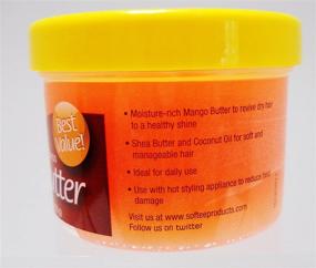img 2 attached to 🥭 Softee Mango Shea Butter Daily Hair Dress, 3 oz Jar (1) - Enhanced SEO