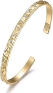 mолотый янтарный тонкий браслет в виде обруча - ykkzart золотой 5мм шириной браслет на руку для женщин, идеальный подарок в виде браслета о любви для девушек и матерей логотип