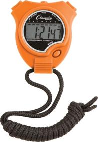 img 1 attached to Champion Sports Stopwatch: Vibrant Orange Timing Device (910OR)