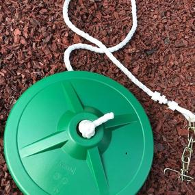 img 1 attached to 🏞️ Optimized Playthings Disc Swing with Rope