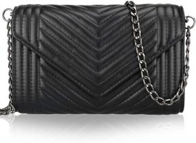 img 4 attached to Designer Women's Leather Crossbody Shoulder Handbag - Handbags & Wallets