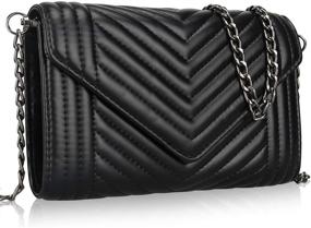 img 3 attached to Designer Women's Leather Crossbody Shoulder Handbag - Handbags & Wallets