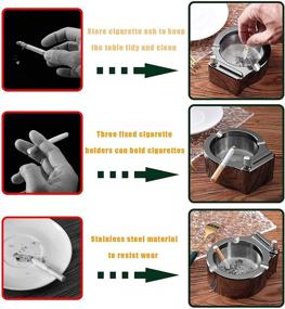 img 2 attached to 🚬 Revolutionary Cigarette Ashtray with Built-in Permanent Lighter