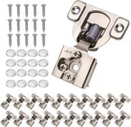 konigeehre 50-pack soft close 1/2” overlay face frame cabinet 🔧 hinge - high quality nickel plated steel concealed hinges for kitchen cabinets логотип