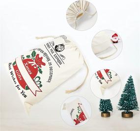 img 1 attached to Reusable Drawstring Christmas Assortment Decorations