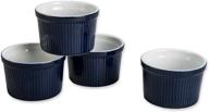 4 12 porcelain ramekins bowls ounce logo