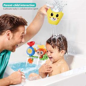 img 2 attached to 🛁 GOODLOGO Bath Toys for Toddlers Kids Babies 1 2 3 Year Old Boys Girls Bathtub Toy with 2 Toy Cups Strong Suction Cups Ideas Color Box" - "GOODLOGO Bath Toys for Toddlers Kids Babies 1-3 Year Old Boys Girls | Bathtub Toy with 2 Toy Cups & Strong Suction Cups | Fun & Colorful Box