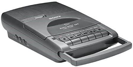 sony pressman cassette recorder automatic 로고