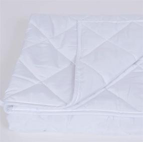img 2 attached to 42x72in 12lb Fairfield Poly-Fil Weighted Blanket Insert – White with Bead Filler