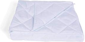 img 3 attached to 42x72in 12lb Fairfield Poly-Fil Weighted Blanket Insert – White with Bead Filler