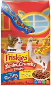 img 4 attached to ❤️ Friskies Tender & Crunchy Combo Dry Cat Food - 3.15-Pound Bag, Pack of 3