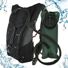 img 4 attached to 🎒 Owiwell Waterproof Hiking Hydration Pack Backpack: 10L Capacity + 2.5L Water Bladder - Perfect for Outdoor Running, Hiking, Camping, Cycling, Climbing, Biking