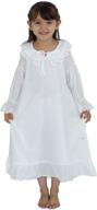 👗 timeless charm: nightgowns vintage dresses sleepshirt jammies for girls logo