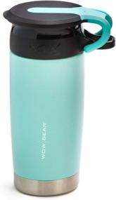 img 2 attached to 💧 WOW GEAR 360 Stainless Steel Double Walled Insulated Water Bottle - 13.5 OZ / 400 ML