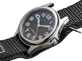 img 2 attached to Alpine Sporty Padded Nylon Fabric Men's Watches in Watch Bands