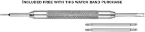 img 1 attached to Alpine Sporty Padded Nylon Fabric Men's Watches in Watch Bands