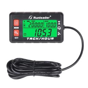 img 4 attached to 🔍 Accurate Tracking and Monitoring with Runleader Hour Meter Tachometer Interior Accessories