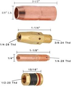 img 3 attached to Welding Accessory 169 726 Tip Nozzle Diffuser Adapter Millermatic