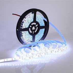 img 3 attached to 💧 Waterproof 16.4FT Daylight White LED Light Strip - Decorative Tape for Bedroom, Boat, Car, Christmas Parties - 600 LEDs - SUPERNIGHT