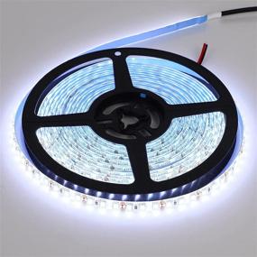 img 1 attached to 💧 Waterproof 16.4FT Daylight White LED Light Strip - Decorative Tape for Bedroom, Boat, Car, Christmas Parties - 600 LEDs - SUPERNIGHT