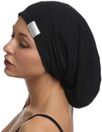 🎀 ultimate hair protection: saymre satin lined bonnet - large sleep cap for silky & curly hair logo