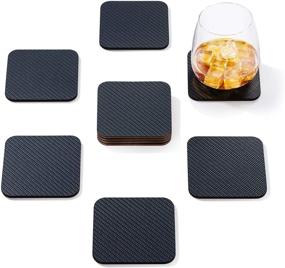 img 2 attached to 🔄 Geometric Premium Coasters | Coaster Protects