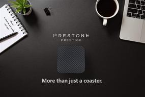 img 1 attached to 🔄 Geometric Premium Coasters | Coaster Protects