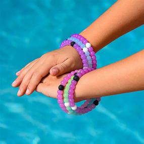 img 1 attached to 🎁 Reactive Silicone Bracelet Birthday Bracelets: A Vibrant Gift for All Ages