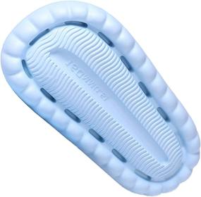 img 2 attached to 👶 GREMBEB Toddler Slippers: Ultimate Non-Slip Sandals for Boys - Anti-Collision Protection