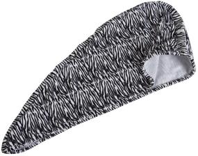 img 3 attached to 🐆 Evriholder Animal Print Twirl Towel: Effortless Hair Drying with Microfiber Technology - Trendy Patterns, Guaranteed Satisfaction