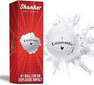 shanker golf prank balls - exploding on impact for a hilarious joke on the course (pack of 3, novelty) логотип