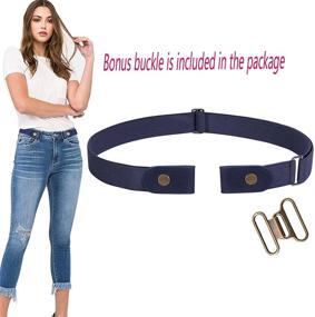 img 3 attached to 👗 Elevate Your Style with Buckle Stretch Women Elastic Waist Women's Belts