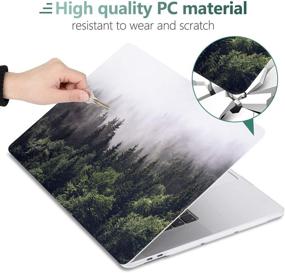 img 2 attached to 🌳 Dongke MacBook Pro 16 inch Case 2019 2020: Slim Forest Cover