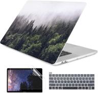 🌳 dongke macbook pro 16 inch case 2019 2020: slim forest cover logo