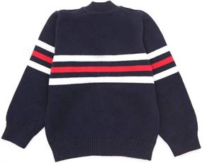 img 3 attached to BAVST Button Up Cardigan Sweater Outerwear Boys' Clothing ~ Sweaters