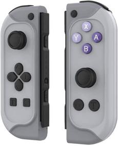 img 4 attached to 🎮 EJGAME Wireless Switch Joycon Controller - Ultimate Replacement for Nintendo Switch Joy Con Controller in Gray