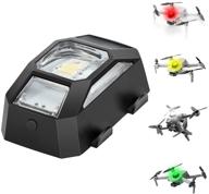 🚁 enhance safety with rechargeable drone strobe lights - faa compliant anti-collision lighting for dji mavic mini 2, mavic air 2s, and rc aircrafts logo