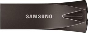 img 4 attached to Titan Gray Samsung BAR Plus 256GB USB 3.1 Flash Drive (MUF-256BE4/AM) with Up to 400MB/s Transfer Speed