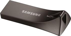 img 3 attached to Titan Gray Samsung BAR Plus 256GB USB 3.1 Flash Drive (MUF-256BE4/AM) with Up to 400MB/s Transfer Speed