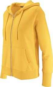 img 3 attached to ClothingAve. Lightweight Women's Zip-Up Hoodie - Comfy, Active, Casual, Running Cotton Blend Jacket, Long Sleeve