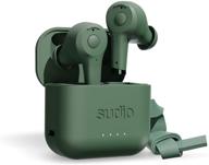 беспроводные наушники sudio ett true wireless с активным шумоподавлением логотип