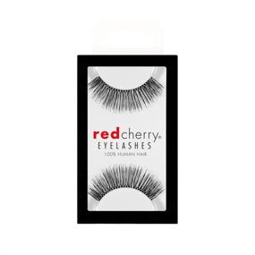 img 1 attached to 💄 Enhance Your Glamour with Red Cherry False Eyelashes #82 Black - Pack of 3: Kim Kardashian's Choice!