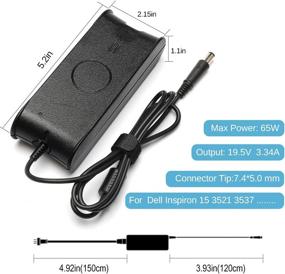 img 3 attached to 🔌 High-Quality Dell Latitude Laptop Charger: 19.5V 3.34A 65W AC Adapter Replacement for 3190, 5400, 5480, 5490, 7490, E5500, E5470, E6430, E6500, E6530 and Chromebook 11 3180 3189 Series