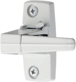 img 4 attached to 🔒 Ideal Security SK10W ZD Inside Latch for Storm and Screen Doors with Solid Strike, White – Enhanced SEO