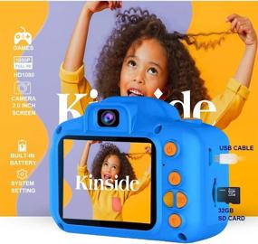 img 1 attached to RAYIOU Toddler Digital Cameras Birthday Kids' Electronics