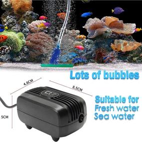 img 2 attached to Biuufish Aquarium Bubbler Keychain Silicone