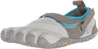 vibram women's v-aqua grey/blue water shoe: enhance your water activities with style and comfort logo