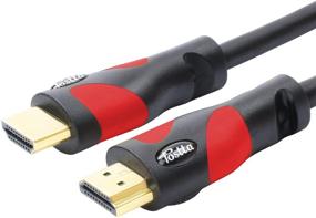 img 2 attached to HDMI Cable (50 Ft Red) Ultra HDMI 2.0V - 4K 2160P, 1080P, 3D, Audio Return & Ethernet Support - 1 Pack